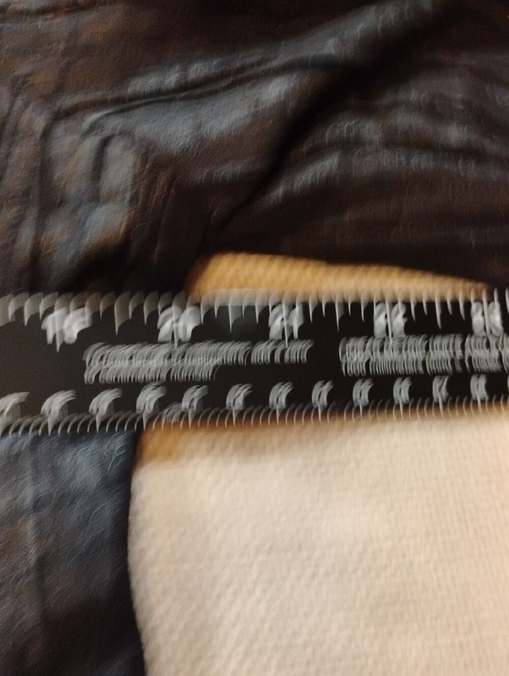 Women's Size Large Ruby Rd. Black Textured Button-Front - Picture 7 of 9